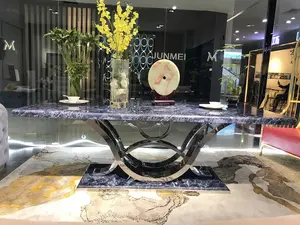 Набор столов для столовой Foshan-Marble, роскошная современная мебель, 8 мест
