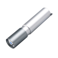 Senter Mini 800Lm 3 Mode Pengisian Daya USB, Senter Saku Mikro Aluminium Tahan Air