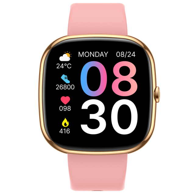 Smart Watch 1.75 Inch TFT Screen IP68 Waterproof Bracelet Health Fitness Tracker BT Calling Smartwatch
