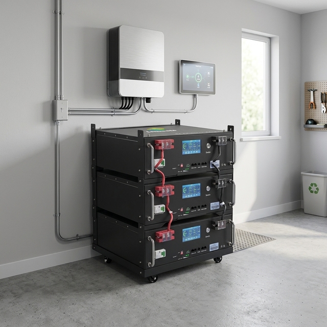 Residential ESS Home Energy Storage Battery 5kWh 10kWh 15kWh 16kWh 51.2V 100Ah 206Ah 314Ah Compatible with Most of Inverters