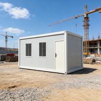 Bâtiment préfabriqué pliable abordable, installation rapide, abri portable pour chantier et reconstruction après catastrophe naturelle