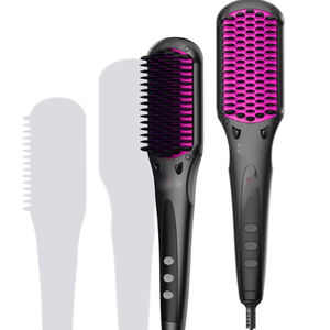 Brosse lissante professionnelle pour cheveux, revêtement céramique ionique, multi-styler - Product Image 2