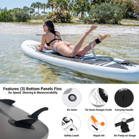 Pompe d'accessoire pour planche à pagaie gonflable Iboard unisexe en PVC/EVA rose, garantie 1-3 ans, pour lacs et rivières