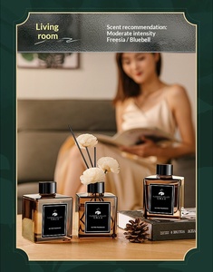 Diffuseur d'arômes sans flamme pour toilettes, désodorisant d'intérieur, flacon <span class=keywords><strong>de</strong></span> parfum aux fleurs séchées, assainisseur d'air longue durée pour chambre - Product Image 6