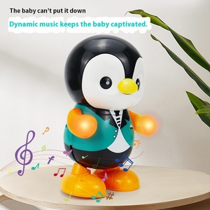 Penguin <strong>Doll</strong> Electric <strong>Swing</strong> with Colorful Light &amp; Music Cute Cartoon Dancing Toy for Children Made Durable Plastic - Product Image 3