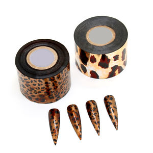 Estilo <span class=keywords><strong>de</strong></span> moda Foil Transfer Sticker Animal Pattern Snake Pattern Leopard Nail Decals Transferencia <span class=keywords><strong>de</strong></span> agua - Product Image 3