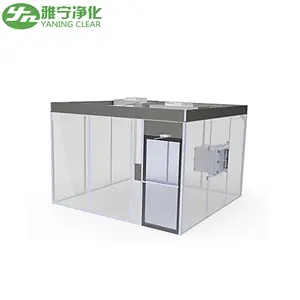 GMP Modular Clean Room HEPA Filter Laboratory Dust Free Cleanroom Acrylic Panel Clean Room for special equipment