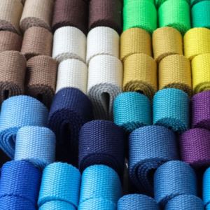 Bestom Factory Offers Diverse Colors Materials Bulk Supply Plain Unprinted PET Bamboo Polyester ID Lanyard <b>Hook</b> Best Quality - Product Image 2