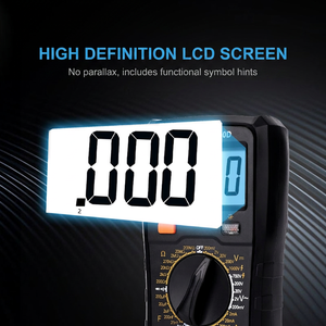 Multímetro Digital Vc890d de 3 Dígitos, 1000V, 20A, Apagado Automático, Cuerpo de Plástico, con Indicador de Batería Baja - Product Image 2