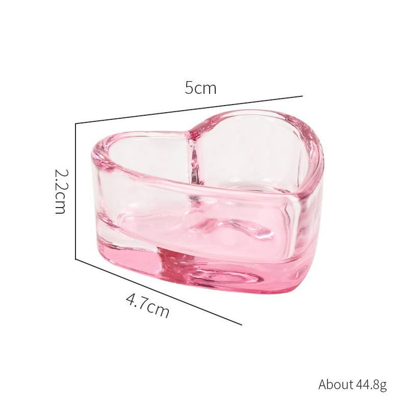 Heart-shaped Glass Cup