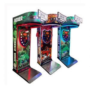 Durable Metal Punch Boxing Arcade Game <b>Machine</b> Coin Operated Sports <b>Amusement</b> with 1 Year Warranty Artberl YBE201 110V - Product Image 1