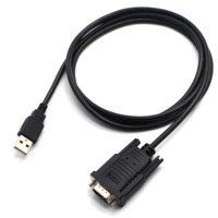 Cable Serial USB a DB9 RS232 Ufriend FTDI con Cubierta de PVC, Adaptador de Puerto Hembra para Equipos Industriales, Certificado CE PL05