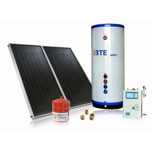 Chauffe-eau solaire industriel BTE à collecteur plat à pression fractionnée de 100 à 500 litres pour usage commercial, domestique et hôtelier - Product Image 1