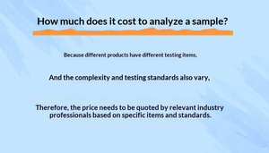 Analyse de la composition chimique, restauration de la formule, inspection des produits chimiques, optimisation et amélioration des performances, etc. - Product Image 3