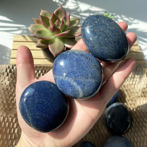 Offres Spéciales poli bleu <span class=keywords><strong>Aventurine</strong></span> palmier guérison pierres dégringolées Reiki cristal artisanat pour la décoration de la maison - Product Image 3