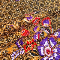 Tissu imprimé floral 100% polyester, vente en gros, linge de lit imprimé en Polyester