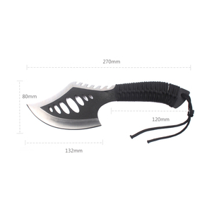 Nhỏ chiến thuật cắm trại rìu thép carbon cao EDC tách maul thép xử lý công nghiệp cấp Survival hatchet <span class=keywords><strong>4</strong></span> cắt cạnh - Product Image 2