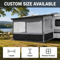 Panneaux latéraux personnalisés pour auvent de caravane, panneau de protection pour auvent de camping-car, fournisseur OEM
