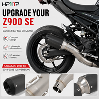 Sistema de Escape de Aleación de Titanio para Motocicleta, Silenciador Deslizable para Kawasaki Z900 2017-2025 Z900 SE Especificaciones Estadounidenses