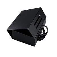 Boîte d'expédition magnétique noire de luxe avec impression personnalisée, pour vêtements et chaussures, en carton rigide, pour petites entreprises