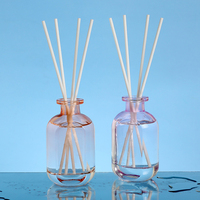 Ensemble diffuseur de parfum en verre moderne |   Diffuseur d'arômes longue durée sans BPA et sans alcool pour la maison, le bureau et la décoration de chambre