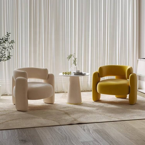 Fauteuil d'appoint relaxant de style Mid-Century, luxe moderne, nouvel arrivage, meubles d'appoint pour salon - Product Image 1