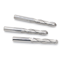 6*28mm 2 cannelures Ballnose Peu Fraise En Carbure/CNC fraises/Fraises en Bout de Nez de Boule