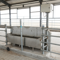 Structure en acier personnalisée pour l'élevage automatisé de bovins et de moutons