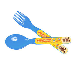 EN ASTM 0 + test réussi Cuisine Jouets Enfants Cuillère de Qualité Alimentaire Tout-petits Vérifié Usine Vaisselle Bienvenue Cadeau Promotionnel Personnalisé - Product Image 2