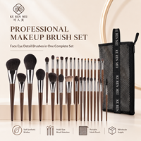 Ensemble de pinceaux à maquillage à poils doux, kit de pinceaux cosmétiques de luxe pour marques cosmétiques, fournisseur en gros OEM et étiquette privée