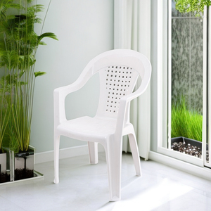 Barato al aire libre apilable fuerte restaurante sillas <span class=keywords><strong>de</strong></span> plástico blanco precio - Product Image 1