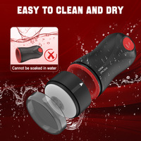 Masturbator Cup Sex Vibrator Erwachsenenspielzeug für Männer Lebensmittelechtes Silikon Wasserdicht Schneller Versand