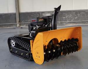 Simple-control remote snow blower in small size easy for the elderly to use great for home courtyards with elderly residents - Product Image 3