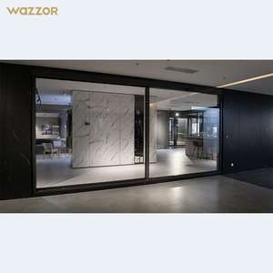 Wazzor mới đến nhà bột tráng mịn hoàn thành dọc trượt hệ thống cửa kính cho Patio - Product Image 6