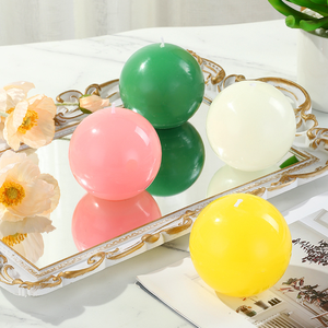 Birthday Wedding Party Hotel Household Lighting Emergency Spherical Smokeless Tasteless <strong>Round</strong> <strong>Candle</strong> - Product Image 4