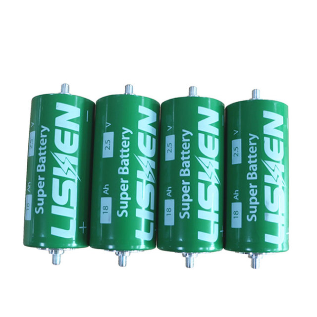 30000 Cycle Life Grade a Lithium Titanate Battery Lishen 2.5v 60130 60140 18ah 50C LTO Batteries