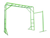 Structure de barres de gymnastique robuste pour enfants, idéale pour les aires de jeux et l'entraînement physique en extérieur