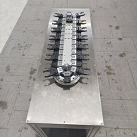 Mini convoyeur circulaire de bureau à rail, type chaîne, pour charges légères et stations compactes