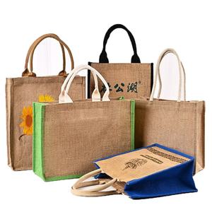 Bolsas de Yute de Lino Natural con Impresión de Logotipo Personalizado, Tamaño Personalizado, Venta al por Mayor para Bordado, Manualidades y Arte - Product Image 5