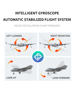 Trẻ em 2.4GHz 2CH tinh thần tàng hình máy bay ném bom bay bọt bay không người lái điện máy bay điều khiển từ xa máy bay đồ chơi <span class=keywords><strong>RC</strong></span> máy bay <span class=keywords><strong>RTF</strong></span> - Product Image 4