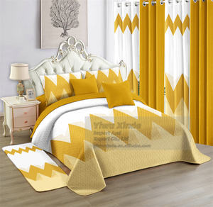 Juego de cama de microfibra King de 12 piezas, incluye cortinas transparentes, alfombra antideslizante, decoración ligera y elegante - Product Image 4
