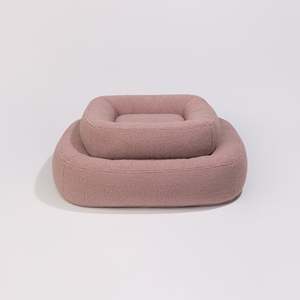 Giường ngủ cho chó bằng vải Teddy Fleece, đệm mút hoạt tính chống trượt, có thể tháo rời, đặt làm riêng, OEM ODM - Product Image 4