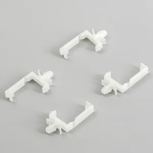 Plastic Nylon Square Type Snap in Push Mount Locking Top Management Organizer Cable Clamp Wire Saddle