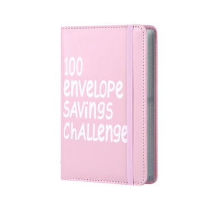 Carnet de budget A6 en cuir PU avec 100 enveloppes <span class=keywords><strong>pour</strong></span> économies sur 100 jours, <span class=keywords><strong>classeur</strong></span> de rangement avec 100 enveloppes réutilisables <span class=keywords><strong>pour</strong></span> le suivi des économies - Product Image 5