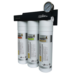 Purificador UF de tres etapas tipo <span class=keywords><strong>bayoneta</strong></span> de gran calibre de 10 pulgadas, purificadores de agua domésticos de gran flujo, prefiltro de agua de gran flujo - Product Image 4