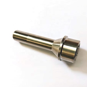 Perno de Rueda de Titanio Gr5 M14x1.5x28mm, <span class=keywords><strong>Tornillo</strong></span> de Cubo de Titanio Ligero de Alta Resistencia con Asiento Cónico Hexagonal - Product Image 3