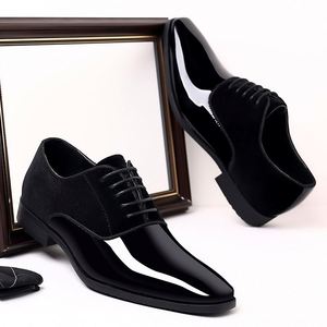 Chaussures de ville de luxe haut de gamme pour homme, carrées, légères, basses, en daim britannique et cuir PU respirant, pour mariage, marié et soirée - Product Image 2