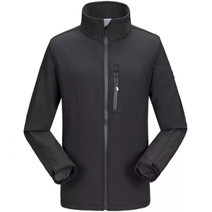 3XL Trung Quốc nhà máy Mens chất lượng biểu tượng tùy chỉnh <span class=keywords><strong>softshell</strong></span> áo khoác ngoài trời Mens đi bộ đường dài giữ ấm giản dị vỏ mềm cộng với kích thước áo khoác - Product Image 3