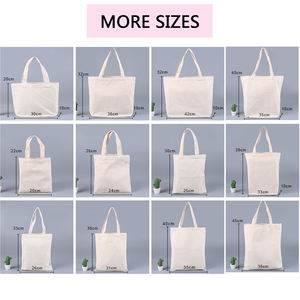 人気 再利用可能 キャンバス トートバッグ ミニ 白黒 コットン バッグ カスタムロゴ付き ポータブル おしゃれ ショッピングバッグ - Product Image 5