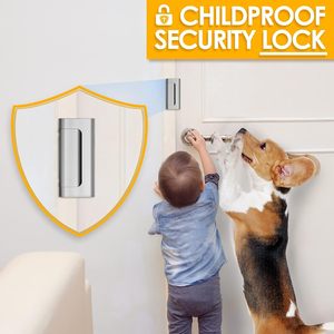 Loquet de renforcement de <span class=keywords><strong>porte</strong></span> en alliage <span class=keywords><strong>d</strong></span>'aluminium haute sécurité pour la sécurité domestique et la protection des enfants - Product Image 3